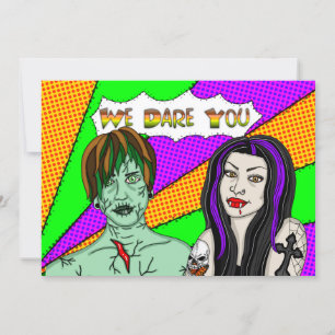 We hebben jou   Uitnodiging van de Halloween-parti