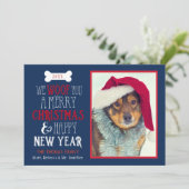 We hebben jullie een prettige kerstfoto-kaart gege feestdagenkaart (Staand voorkant)