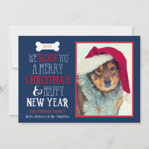 We hebben jullie een prettige kerstfoto-kaart gege feestdagenkaart