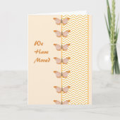 We hebben Kaart gemaakt met Butterflies en Chevron (Voorkant)