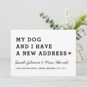 We hebben Kaart verplaatst | Mijn hond en ik beweg (Staand voorkant)