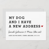 We hebben Kaart verplaatst | Mijn hond en ik beweg (Voorkant / Achterkant)