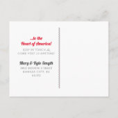 We hebben Kansas City Skyline koninklijk verstuurd Aankondigingskaart (Achterkant)