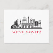 We hebben Kansas City Skyline koninklijk verstuurd Aankondigingskaart (Voorkant)