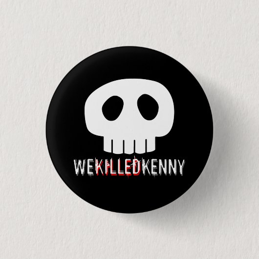 We hebben Kenny vermoord Ronde Button 3,2 Cm (Voorkant)
