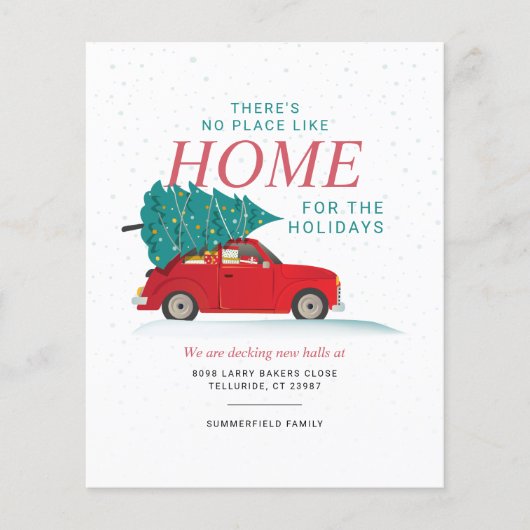 We hebben kerst-Feestdagen verplaatst. (Voorkant)