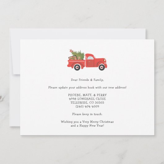 We hebben kerst-Feestdagen verplaatst. Aankondiging (Achterkant)