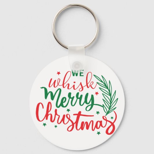 We hebben kerst met kerst sleutelhanger (Voorkant)