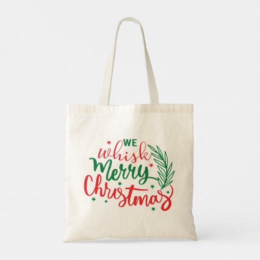 We hebben kerst met kerst tote bag (Achterkant)