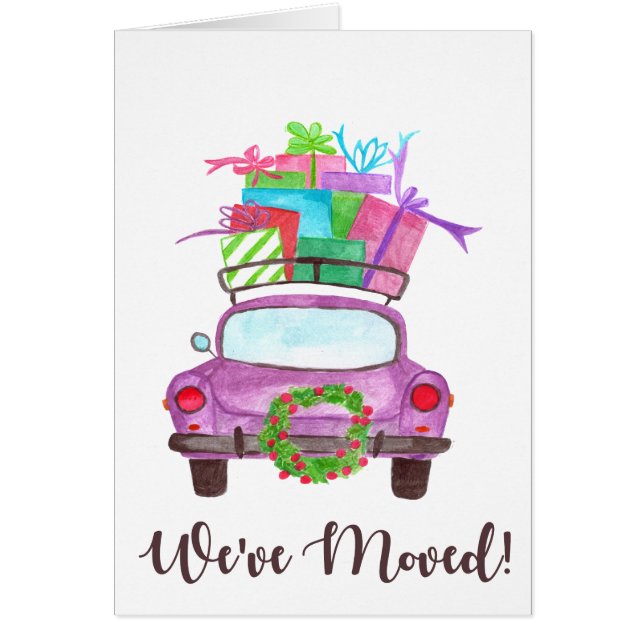 We hebben kerstauto verplaatst (Voorkant)