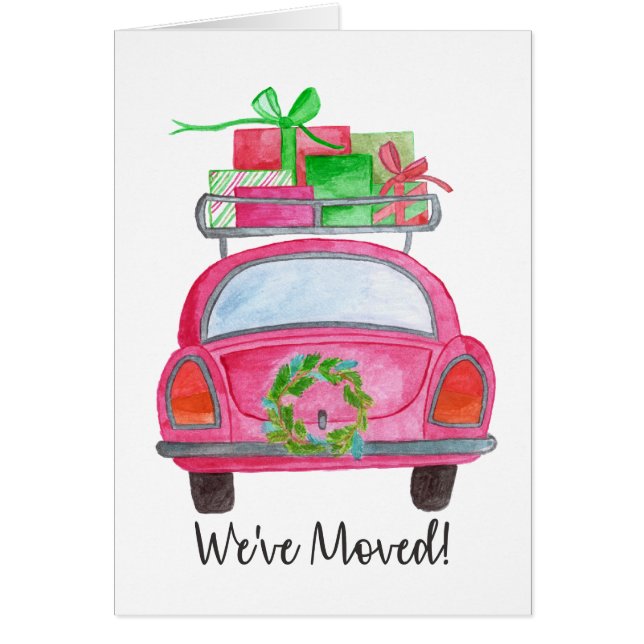 We hebben kerstauto verplaatst (Voorkant)