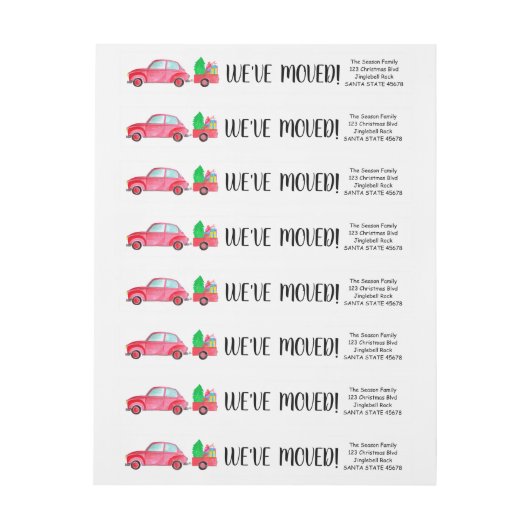 We hebben kerstauto verplaatst (Vel)