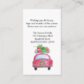 We hebben kerstauto verplaatst informatiekaartje (Achterkant)