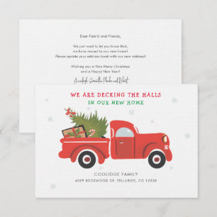 We hebben kerstavond verhuisd.