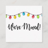 We hebben kerstboomverlichting verplaatst informatiekaartje (Voorkant)