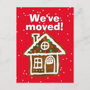 We hebben kerstbriefkaarten verplaatst voor een ni feestdagenkaart