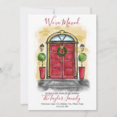 We hebben kerstfeestdag voor deur gezet. feestdagenkaart (Voorkant)