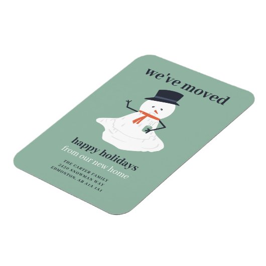 We hebben Kerstman Sneeuwman Vakantie Grappig Scha Magneet (Linkerzijde)