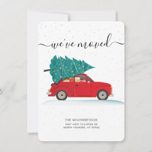 We Hebben Kerstmis Verhuisd Feestdagenkaart