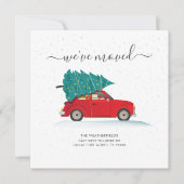 We hebben kerstvakantie verplaatst aankondiging (Voorkant)