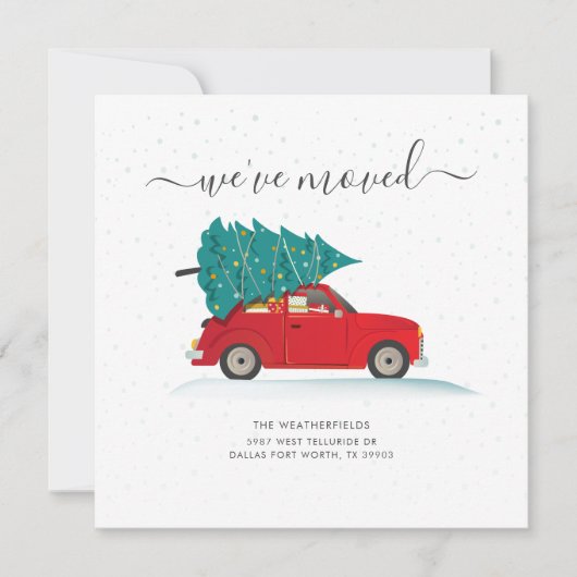 We hebben kerstvakantie verplaatst aankondiging (Voorkant)