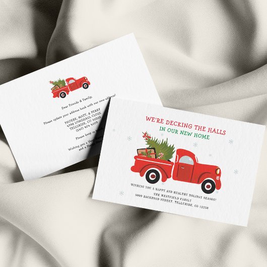 We hebben kerstvakantie verplaatst notitiekaartje