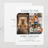 We hebben kerstvakantiescript verplaatst feestdagenkaart (Voorkant / Achterkant)