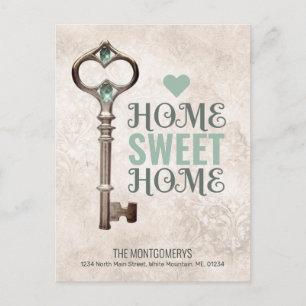 We hebben Key Damask Adreswijziging verplaatst Aankondigingskaart