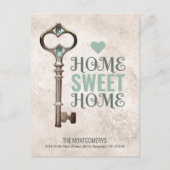 We hebben  Key Damask Adreswijziging verplaatst Aankondigingskaart (Voorkant)