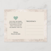 We hebben  Key Damask Adreswijziging verplaatst Aankondigingskaart (Achterkant)