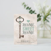 We hebben  Key Damask Adreswijziging verplaatst Aankondigingskaart (Staand voorkant)