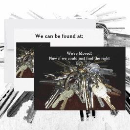 We hebben Keys Humoureus Flat Card verplaatst Bedankkaart