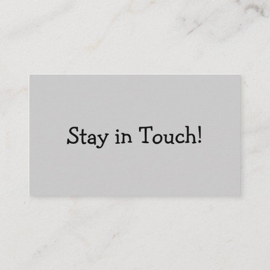 We hebben kleine huis lichtgrijze aankondiging ver (Achterkant)