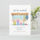 We hebben kleurrijke Waterverf verplaatst Aankondiging (Staand voorkant)