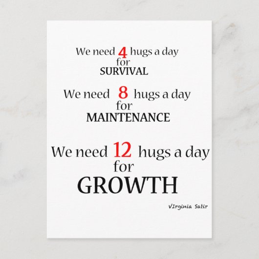 We hebben knuffels nodig… briefkaart (Voorkant)