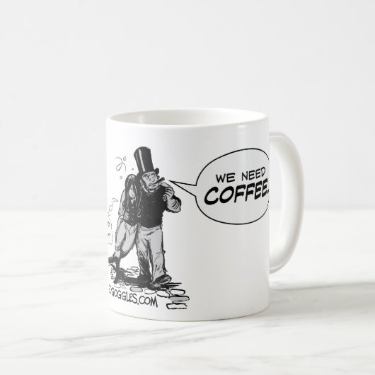 We hebben koffie-Mok nodig Koffiemok (Voorkant rechts)