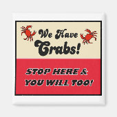We hebben krabben magneet (Voorkant)