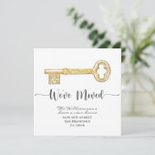 We hebben Kraft Key Moving Announcement verplaatst Aankondiging (Staand voorkant)