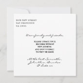 We hebben Kraft Key Moving Announcement verplaatst Aankondiging (Achterkant)