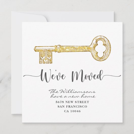 We hebben Kraft Key Moving Announcement verplaatst Aankondiging (Voorkant)