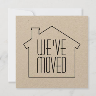 We hebben Kraft Modern New Address Change verhuisd Aankondiging