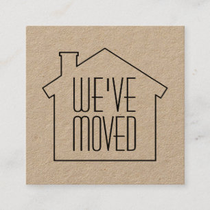 We hebben Kraft New Address Change Enclosure verpl Vierkante Visitekaartje