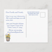 We hebben Lake Boat Mountain Budget Dock Move Aankondigingskaart (Achterkant)