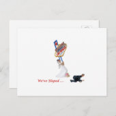 We hebben... Las Vegas Briefkaart Bride & Groom (Voorkant / Achterkant)