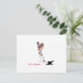 We hebben... Las Vegas Briefkaart Bride & Groom (Staand voorkant)