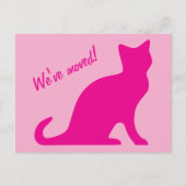 We hebben leuke roze kat design briefkaarten verpl (Voorkant)