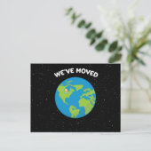 We hebben Locatie Pin Planet Earth verplaatst Briefkaart (Staand voorkant)