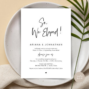 We hebben loslaten, zwart, bruiloft kaart