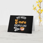 We hebben meer mensen nodig zoals jullie grappige kaart (Gele Bloem)