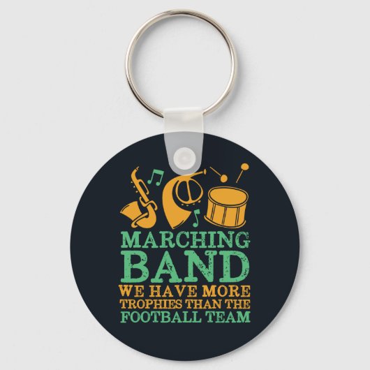 We hebben meer trofeeën, grappige marchingband sleutelhanger (Voorkant)